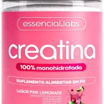 CREATINA MONOHIDRATADA 100% Pura - Sabor Pink Lemonade - 300g