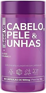 Cabelo, Pele E Unhas 60 Caps + Silicio Orgânico - Good Vit