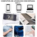Cabo Adaptador Tipo C Para P2 Fone de ouvido Compatível iPhone Android - Imagem 2