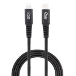 Cabo IPhone/Lightning + USB-C I2GO Certificado MFi 2m 3A Nylon Trançado Preto - I2GO PRO
