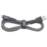 Cabo Iphone/Cabo Lightning I2GO Certificado MFi 1,5m 2,4A Nylon Trançado Preto E Branco - I2GO Plus - Imagem 2