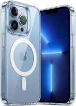 Capa Mag-safe para [iPhone 13 PRO MAX] Capinha Magnetica Slim Premium com [Proteção de Camera] Compativel com Mag-Safe Anti-Amarelamento, Transparente Clear Case, Resistente a Riscos e Anti Impacto