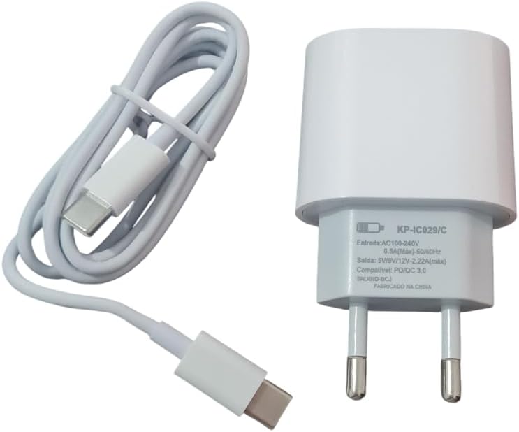 Carregador-Completo-Turbo-Compativel-com-iPhone-15-15-Pro-15.jpg Carregador Completo Turbo Compativel com iPhone 15, 15 Pro, 15 Pro max, 16, 16 Pro, 16 Pro max, Compativel com Galaxy, Android, Tipo-C + Cabo USB-C Compatível com PD e Quick Charge 3.0, cor (Branco)