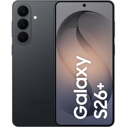 Celular Samsung Galaxy S26+ 5G, 512GB, 12GB RAM, Câmera Tripla de 50+12+10, Tela Grande de 6.7" - Preto - Você ganha o dobro de memória (512GB) pelo mesmo preço de 256GB
