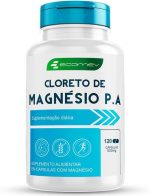 Cloreto de Magnesio P.A Puro Concentrado Forma Importada 120Cáps 2 Meses Ecomev