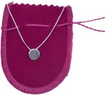 Colar Corrente Cordao Gargantilha Círculo Liso Minimalista Folheada/Banhada a Prata 925