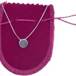 Colar Corrente Cordao Gargantilha Círculo Liso Minimalista Folheada/Banhada a Prata 925