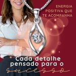 Colar Feminino Aço Inoxidável com Pedra Zircônia "Crystal Life" – Antialérgico & Elegante – Acompanha Bolsa de Veludo