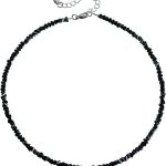 Colar feminino com contas irregulares, corrente gargantilha com contas irregulares, colares modernos de cristal, joias para presentes