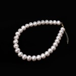 Colar feminino de pérolas, boêmio, barroco, gargantilha de pérola, joia de casamento, presente para mulheres, Large, Pérola, Sem Pedra Preciosa - Imagem 2