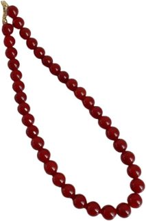 Colares de contas banhadas a ouro elegantes gargantilhas de ágata feitas à mão pedra natural feminina (10 mm)