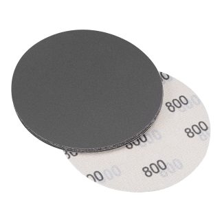 Disco de lixa de 12 cm de gramatura 800 gancho e laço molhado seco utilizável de carboneto de silício C lixa de suporte para lixadeira orbital, 5 peças