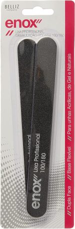 Enox Lixa Profissional Granulação Grossa 100/180 Clássica com 2 Unids
