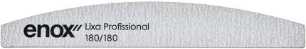 Enox Lixa Profissional Granulação Média 180/180 Meia Lua com 1 Unid