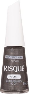 Esmalte Marrom Risqué Meu Horóscopo Do Dia Metálico 8ml