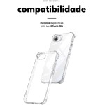 FIT IT Capa Capinha Anti Impactos Compatível com iPhone 16e, Bordas Ressaltadas para Proteção Câmera - Imagem 2