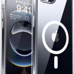 FIT IT Capa Magnética para iPhone 16e, Compatível com MagSafe, TPU Slim, Proteção para Câmera, Transparente (Transparente)