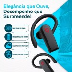 Fone de Ouvido, Bluetooth 5.4, IPX5 à Prova D'Água, 45h de Bateria, C/Microfone Embutido. Design Esportivo e Ergonômico, Para Corridas, Atividades Físicas, Videogame, Compativel IPhone e Android - Imagem 2