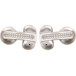 Fone de ouvido Sem Fio Motorola Moto Buds Loop Crystals by Swarovski na cor Pantone French Oak - Sound by Bose, Bluetooth, uso confortável com clipe, open-ear, OWS - Imagem 2