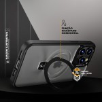 Gshield Capa Case Capinha de TPU + Policarbonato Fosco Translúcido com Suporte Stand Anel Magnético, Dual Ring (iPhone 16) - Imagem 2