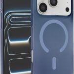 Gshield Capa Case Premium Crystal Slim em Acrílico Compatível com Magsafe (Azul, iPhone 17 Pro)
