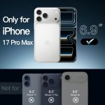 JETech Capa para iPhone 17 Pro Max 6,9 Polegadas, Case Protetora de Telefone à Prova de Choque, Anti-Amarelecimento, Parte Traseira Transparente Anti-Riscos (Claro) - Imagem 2