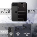 JETech Capa para iPhone Air, Case Protetora de Telefone à Prova de Choque, Estrutura de TPU Fosco de Cor Sólida, Parte Traseira Transparente Anti-Riscos (Preto) - Imagem 2