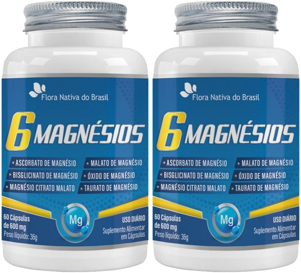 KIT-2X-6-Magnesios-60-capsulas-Flora-Nativa.jpg KIT 2X 6 Magnésios 60 cápsulas - Flora Nativa
