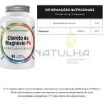 KIT 2X Cloreto de Magnésio PA 60 Cápsulas - Flora Nativa - Imagem 2