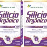 KIT 2X Silício Orgânico SiliciuMax® + Vitaminas 500mg 60 Cápsulas - Flora Nativa