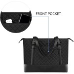 KROSER Bolsa feminina para laptop, bolsa de trabalho, bolsa de professor, bolsa para laptop de 15,6 polegadas - Imagem 2