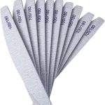 Kit 10 Lixa Lavável 100/180 Reutilizável Unhas de Gel Fibra