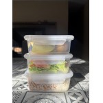 Kit 10 Potes BPA Free 400ml Hermético Para Freezer e Microondas com Travas - Imagem 2