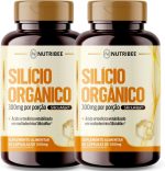 Kit 2 Silício Orgânico 500mg 120 Cápsulas