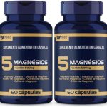 Kit 2x 5 Magnesio Quelato Malato Taurato 60 Cápsulas Muwiz