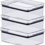 Kit 3 Potes Herméticos Porta Frios 770ml Empilháveis