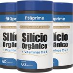 Kit 3x Silício Orgânico + Vitaminas C E 60 Cápsulas