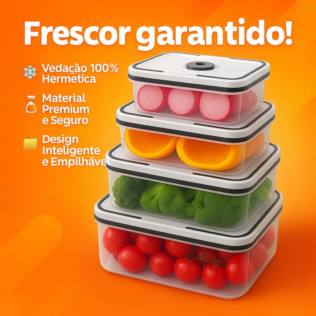 Kit-4-Potes-Hermeticos-Retangulares-com-Vedacao-em-Silicone-–.jpg Kit 4 Potes Herméticos Retangulares com Vedação em Silicone – Conserva Alimentos, Livre de BPA, Empilhável e Transparente para Despensa e Geladeira