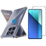 Kit Capinha Capa para Motorola Edge 60 Fusion Anti-Impacto Premium Transparente + Película de Cerâmica 9D – FD Acessórios.