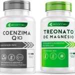 Kit Magnesio Treonato + Coenzima Q10 Ubiquinol 500mg 240Cáps Ecomev