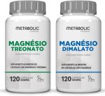 Kit Magnesio Treonato + Dimalato 500Mg 240Cápsulas - Metabolic Farma