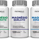 Kit Magnesio Treonato + Dimalato + Quelato Bisglicinato 500Mg 120 Cápsulas - Metabolic Farma