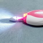 Kit Manicure Lixa de Unha Eletrônica Recarregável com Luz LED e Estojo com Lixas para Acabamento - Imagem 2