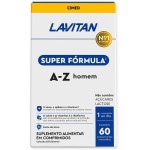 Lavitan Super Fórmula Multivitamínico A-Z Homem 60 comprimidos