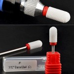 Lixa de Manicure e Pedicure Broca de Unha Acrílico Barrel Ball SYANG - Ideal para Unhas Artificiais, Eficiência e Menos Poeira - Imagem 2