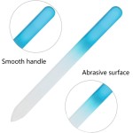 Lixa de unha de vidro com capa dura, 1 lixa de unha de vidro para manicure. Uma lixa de unha forte e reutilizável. - Imagem 2