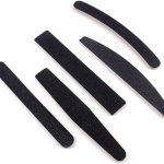 Lixas de unhas Emery Board (pacote com 10), lixa de unha de madeira de grão 100/180 para unhas naturais, conjunto de ferramentas de manicure Emory Filers de 17 cm, lixa de unha descartável para salão