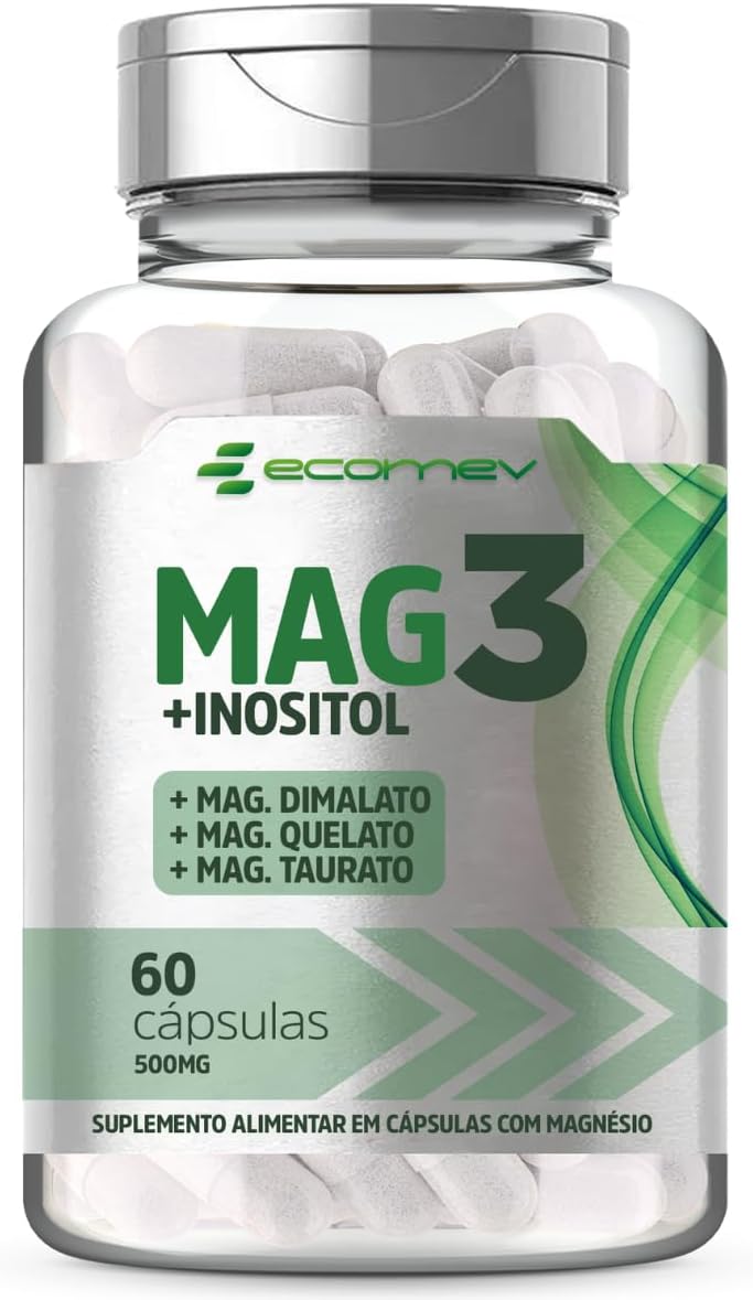 Mag3-Magnesio-Dimalato-Quelato-Taurato-Inositol-500Mg-60-Capsulas.jpg Mag3 Magnesio Dimalato Quelato Taurato + Inositol 500Mg 60 Cápsulas - Ecomev (1 Unidade)