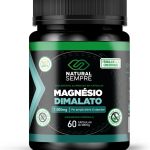 Magnesio Dimalato 1000mg 60 cápsulas 100% Puro 238 mg por Porção