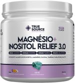 Magnésio Inositol Relief 3.0 Sabor Camomila e Laranja True Source 350gr True Magnésio + Inositol Relief 3.0-350g Camomila e Laranja - True Source